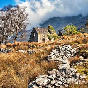 Drumluska Cottage, Irish Landscape Photography, County Kerry, Ireland Photos, Wall Decor, Made in Ireland, Home Decor, Irish Fine Art Print