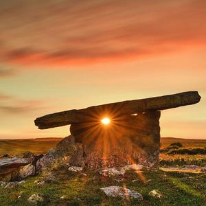 Poulnabrone Dolmen, Irish Landscape Photography County Clare, Irish Wall Art, Irish Landscape Print, Photo of Ireland, Irish Picture Scene