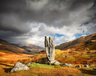 Impresión fotográfica de paisajes de las Tierras Altas de Escocia: Glen Lyon Fine Art