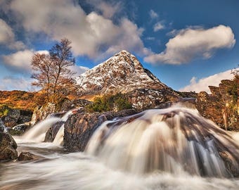 Scottish Highlands Photography: Buachaille Etive Moor Landscape
