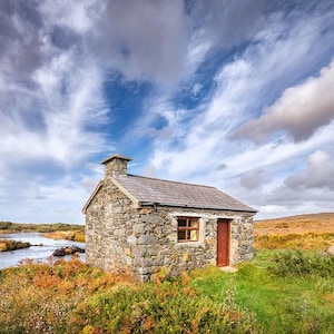 Fotografia krajobrazowa Irlandii, hrabstwo Connemara Galway Irlandia, wydruk artystyczny, wystrój domu w Irlandii, sztuka ścienna krajobrazu Irlandii, prezent ze zdjęciami z Irlandii