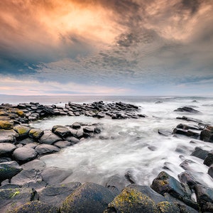 Giants Causeway, County Antrim, Irish Landscape Photography, Irish Landscape Print, Irish Scenery, Fine Art Print, Causeway coast and glens