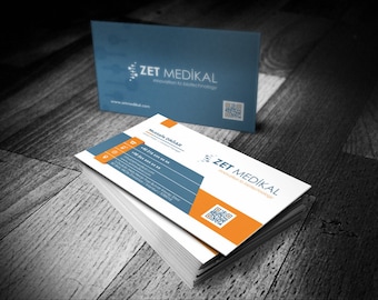 Custom Business Card Printing: Matte or Glossy, Single/Double Sided