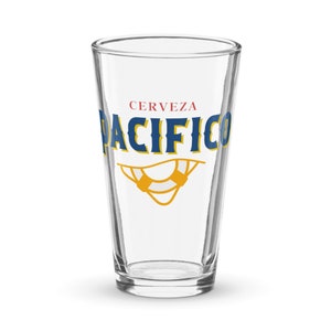 Pacifico pint glass
