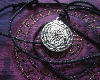 Energetically charged healing amulet of sacred geometry maintaining inner harmony and balance