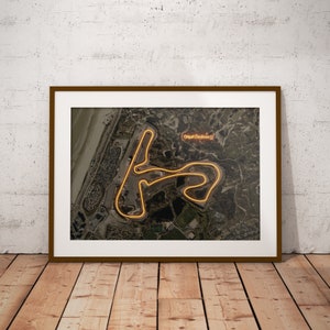 Circuito Zandvoort — pôster do mapa da pista de corrida