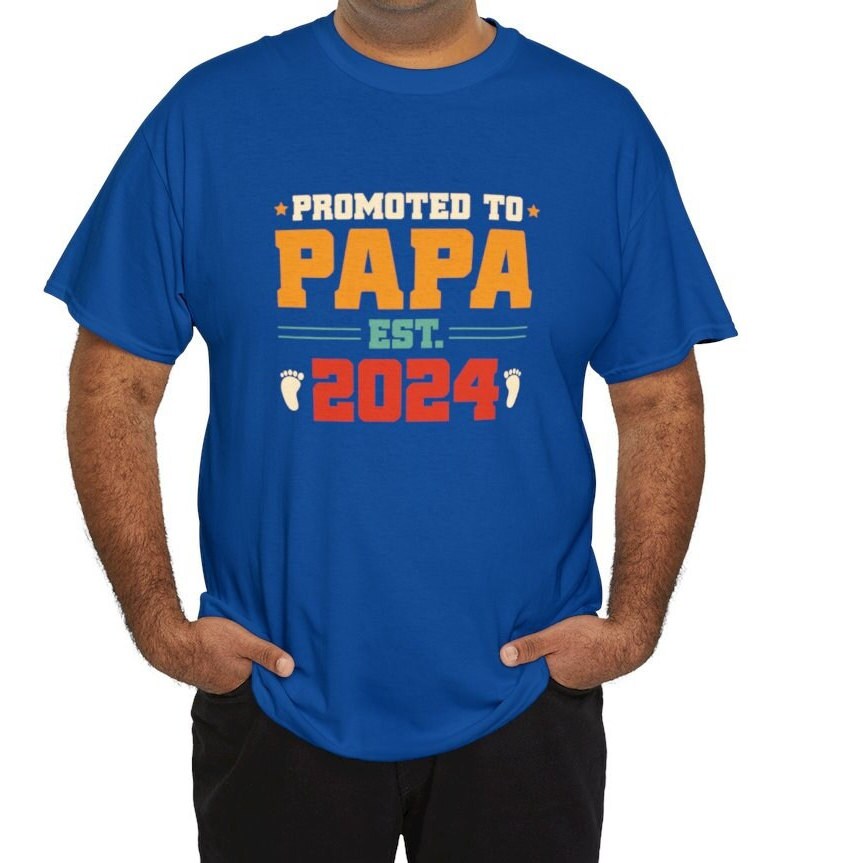 Promoted to Papa 2024, Dad to Be 2024, Baby Born in 2024, Gifts for New