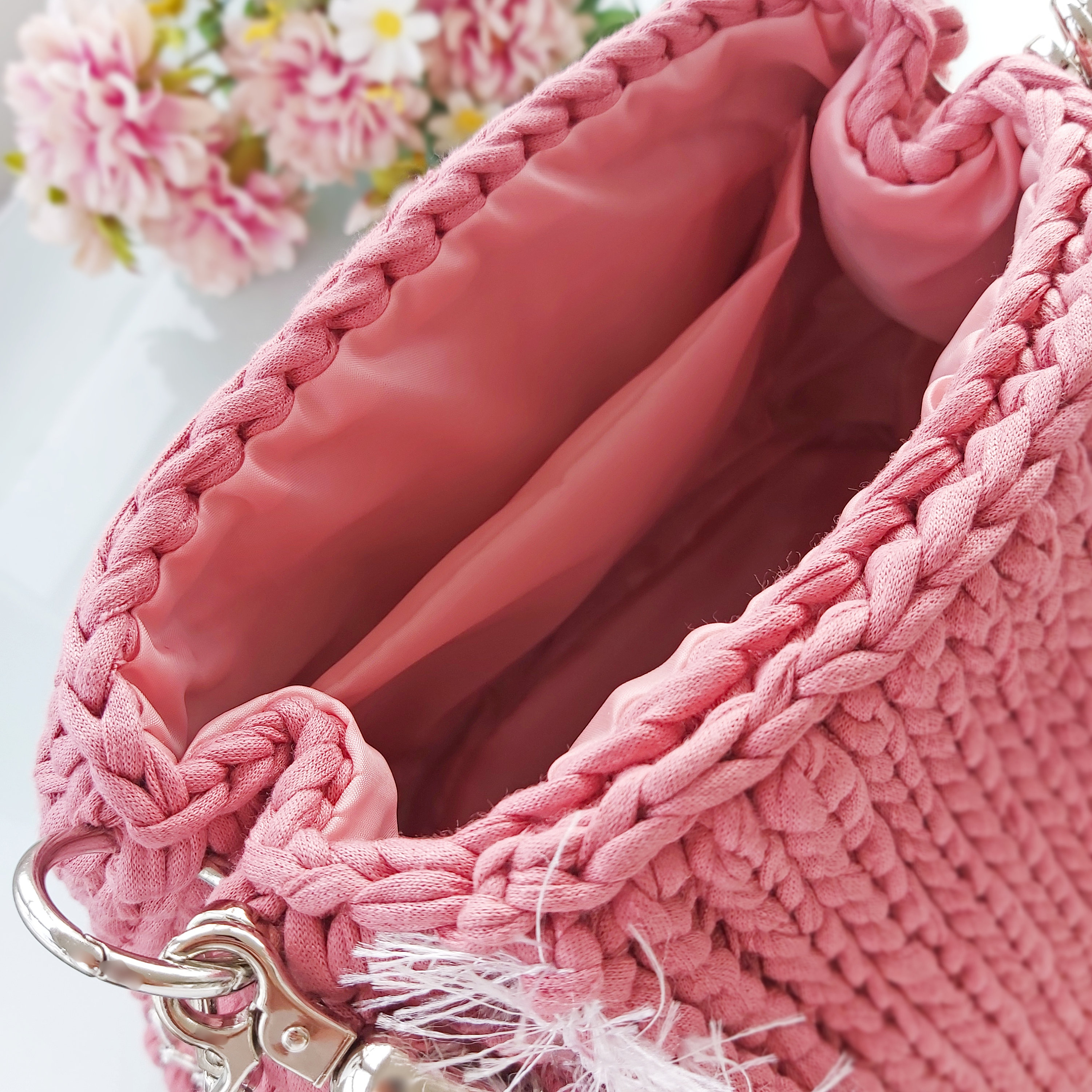 shoulder bag ピンク handmade 1669n2186_blush_medium_chelsea