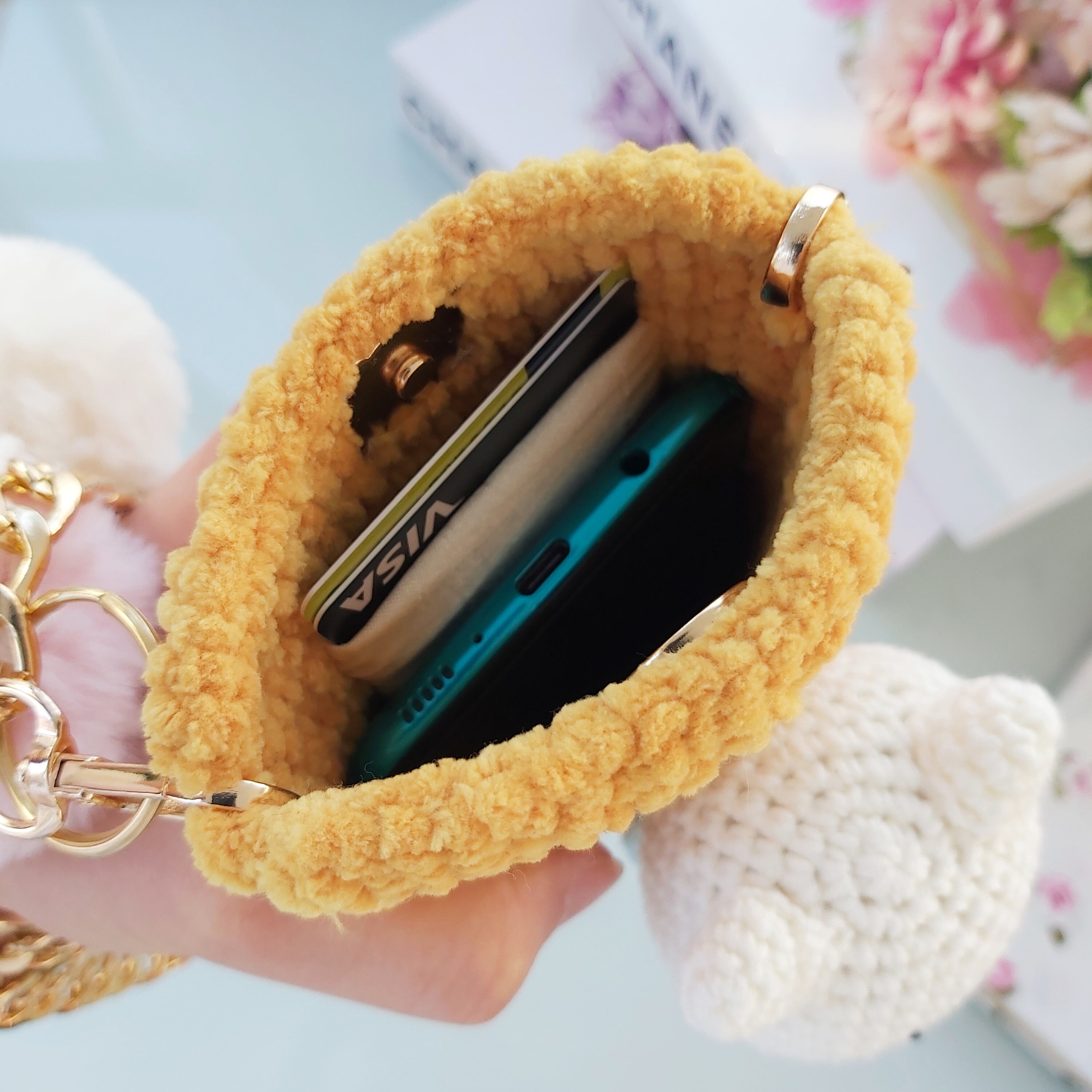 MINICAT Touch Purse – Cute Small Crossbody Phone Purse For Girls & Teens – Adjustable Strap, Multi-Pocket - View #7