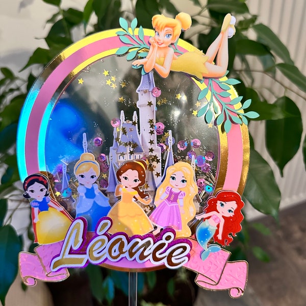 Cake Topper Princesses Disney