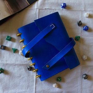 DnD Player Traveler Notebook | Läderomslag A5 Skivbunden DnD-journal