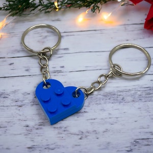 Porte-clés coeur cadeau partenaire pour anniversaire, anniversaire, Pâques ou mariage pour elle et lui pour petit ami ou petite amie image 5