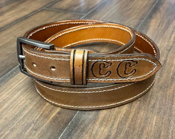 Leren riem