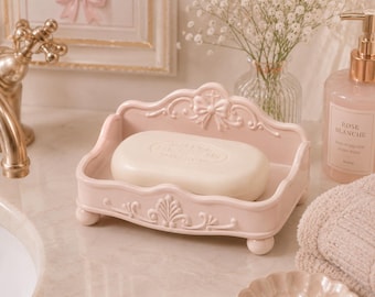 Soap Holder STL | Coquette Bathroom Soap Dish | Elegant 3D Printable Vanity Decor