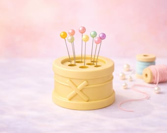 3D Printable Pin Cushion STL – Sewing Needle Holder Organizer (Easy Print)