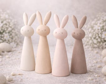 Minimalist Easter Bunny Figurine STL | Scandinavian 3D Print Decor (Digital Download)
