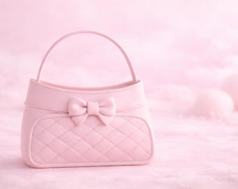 Kawaii Handtasche Make-up Pinsel Halter - Pastell Baby Blau | Druckbares 3D-Design