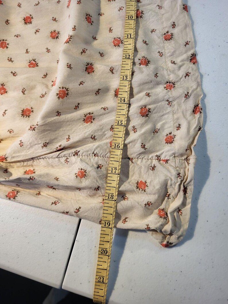 Free People Boho Cottagecore weites Bein Neckholder Pullover Strampler Floral XS Bild 11