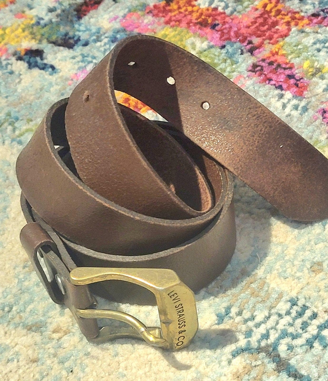 Levi Strauss & Co. ベルトバックル Levi strauss leather belt and buckle - Etsy 日本