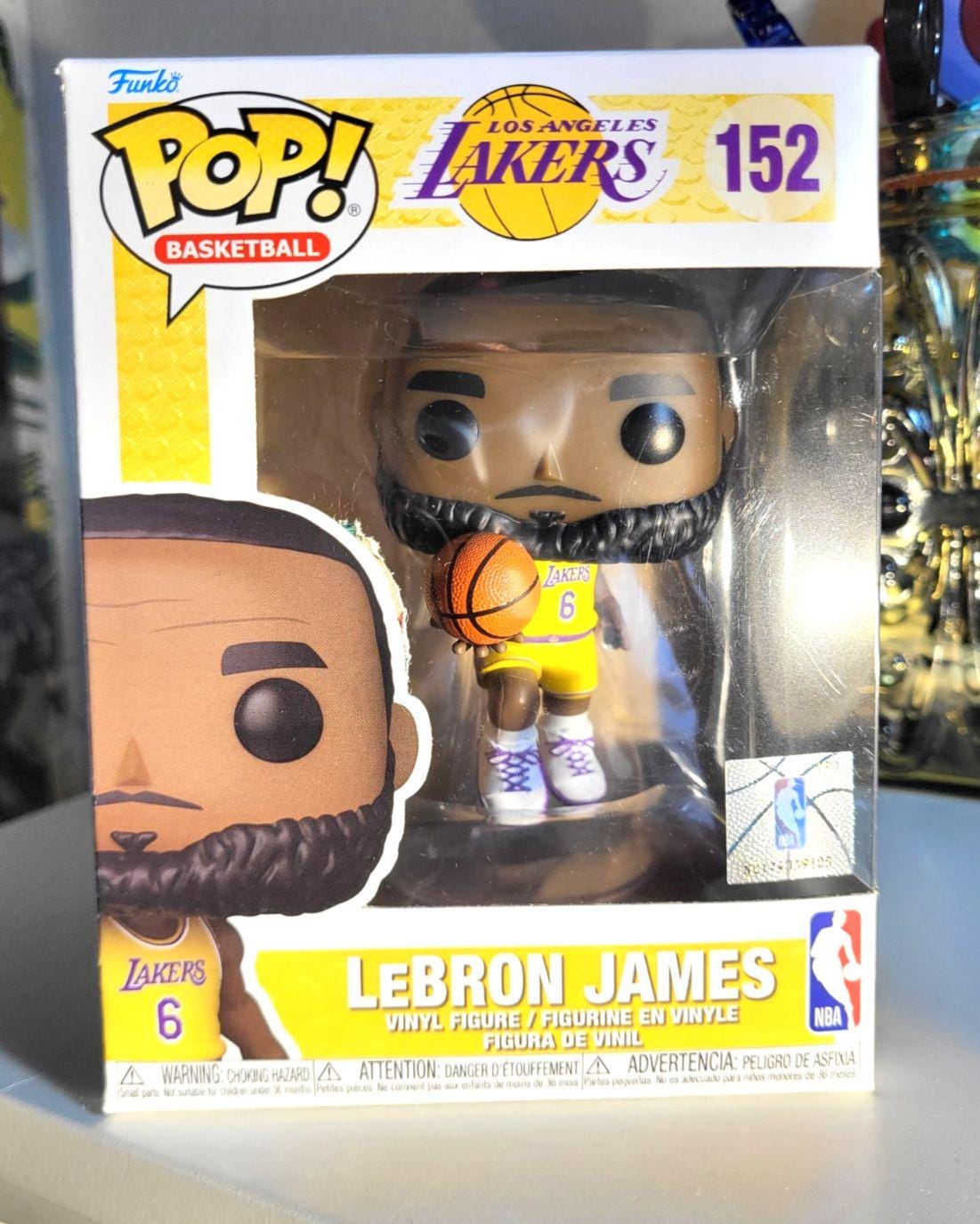 lebron james funko pop 10 inch yellow jersey