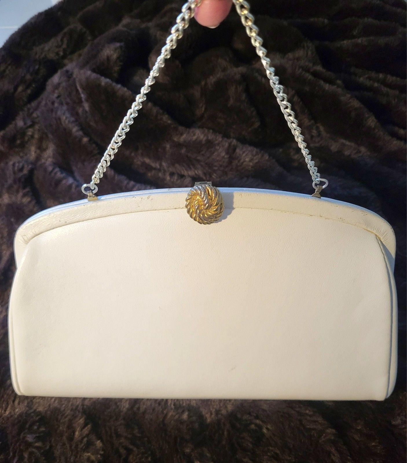 White Leather Gold Chain Ornamental
Etched Ball Purse Strap,
$88 $139 White Leather Purse Strap With Gold Chain - Etsy main image 4