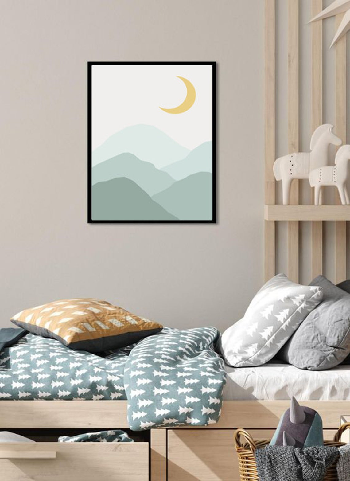 Printable Nursery Poster Set 4 Different Nursery Wall Decors - Etsy