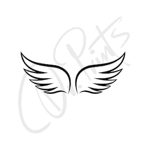 Wings Decal Wings Car Sticker Wings Set of 2 Vinyl Decal Wings Car Sticker