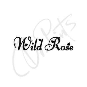 Wild Rose Decal Wild Rose Sticker Wild Rose Car Decal Wild Rose Car Sticker Rose Car Sticker Rose Car Decal Rose Sticker Rose Decal