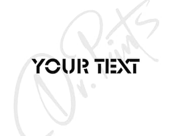 Your Text Decal Custom Text Car Decal Personalized Text Car Decal Personalized Sticker Custom Sticker Custom Car Decal
