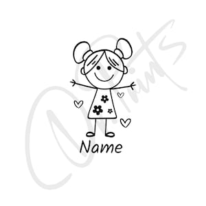 Decalcomania del nome della bambina Decalcomania del bambino in auto Decalcomania del bambino a bordo Decalcomania dell'auto del bambino Adesivo dell'auto del bambino Decalcomania dell'automobile della bambina