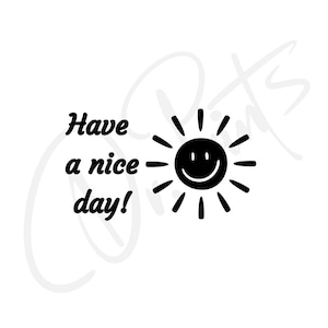 Adesivo Buona giornata Adesivo per auto Buona giornata Adesivo per auto solare Adesivo per sole felice Adesivo per sole Adesivo motivazionale Adesivo motivazionale