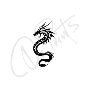 Dragon Decal Dragon Sticker Dragon Car Decal Dragon Body Dragon Vinyl Dragon Set Of 2