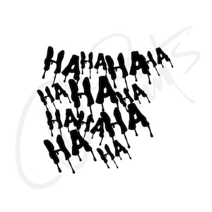 Haha Car Sticker Haha Sticker Hahaha Decal Funny Car Sticker Scary Car Sticker