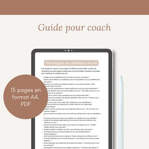 160 questions de coaching en français Guide pour coach Boîte à outil de coaching en français PDF instantané Outil de coaching image 3