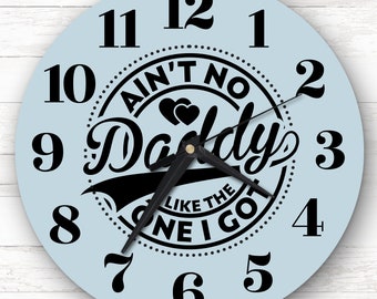 Cadeau personnalisé Papa n'est pas comme celui que j'ai reçu Horloge personnalisée