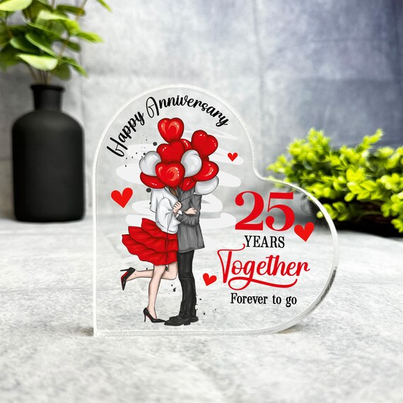 Pandasch Regalos Románticos De Aniversario Para él, Su Pareja, Placa