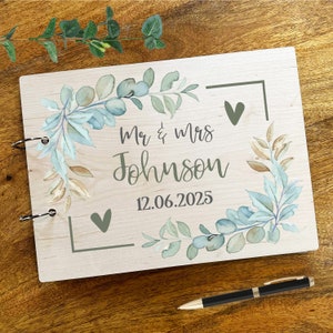 Notes de message pour le jour du mariage de M. et Mme, livre souvenir de mariage, livre d'or de mariage personnalisé, livre souvenir, livre d'or, souvenir