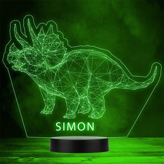 Veilleuse Dinosaure Enfant Garcon Fille, Lampe 3D Dinosaure avec 16  Changements de Couleurs, Télécommande, Cadeau Dinosaure pour Garcon, Lampe  LED Dinosaure Jouets pour Anniversaire, Cadeau de Noël : :  Luminaires et Éclairage