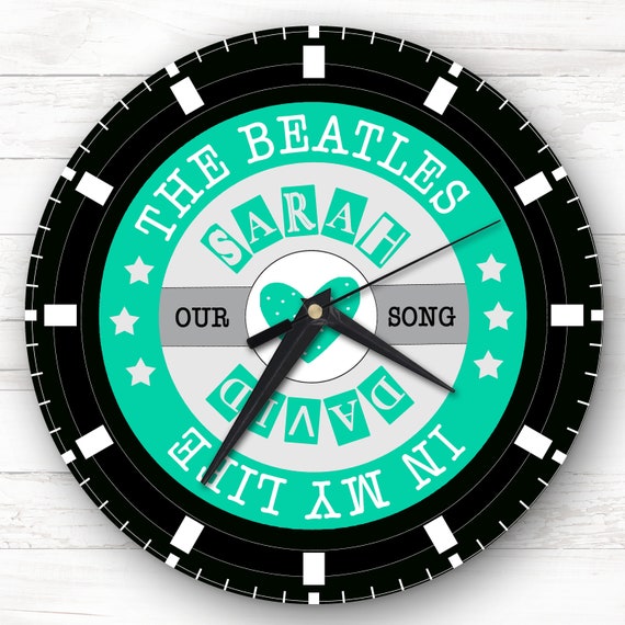 Reloj vinilo personalizado sale