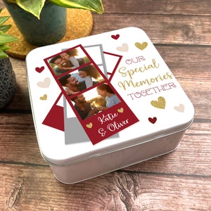 Platz Besondere Zusammen Foto Romantische Geschenk Personalisierte Andenken Memory Dose