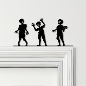 Door Topper Halloween Decor Zombies Various Colours Top Of Door Decorative Sign - Novelty Wall Decor, Door Frame Art, Decorative Door Art