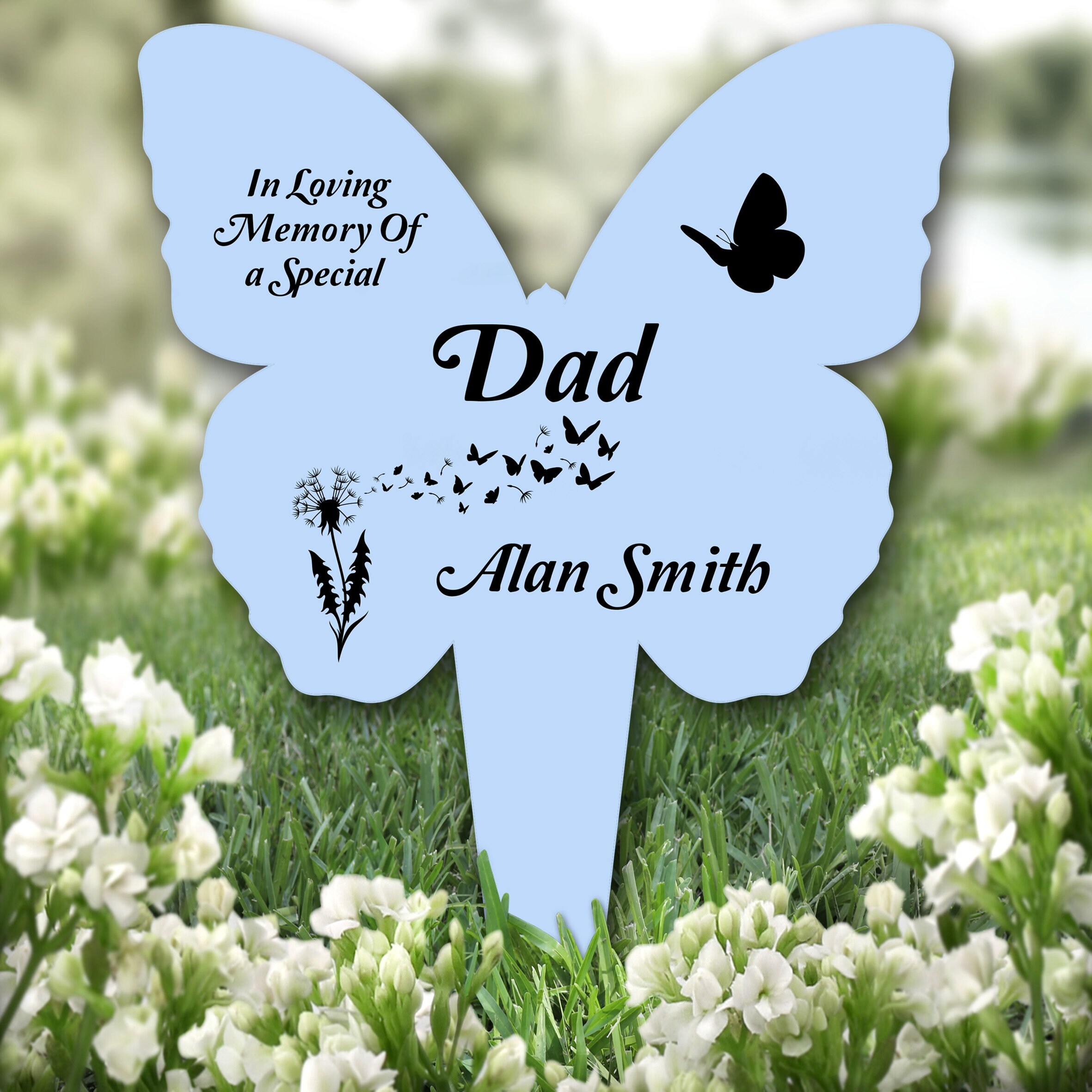Waterproof Acrylic Memorial Plaque Stake Mom - Temu
