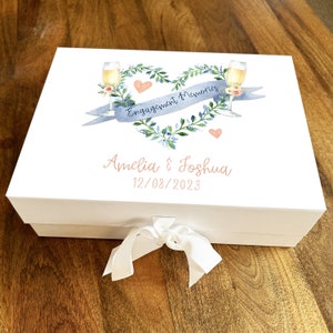 Memories Wreath Cheers Compromiso personalizado Recuerdo Memory Cesta Caja de regalo