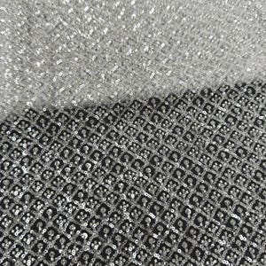 Heavy Bead Lace Fabric,Beaded Tulle Fabric,Bridal Dress Fabric,By The Yard,Wedding Fabric,Premium Tulle Fabric,Mesh Lace Fabric,
