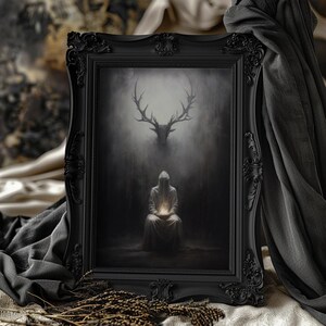 Ritual | Halloween Prints, Goth Home Decor, Dark Academia Decor, Gothic ...