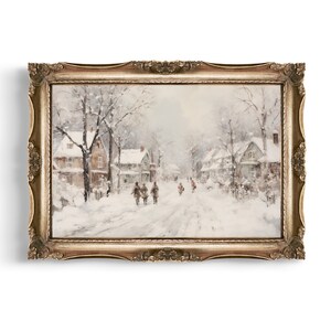 Nostalgic Vintage Christmas: Transport yourself to a bygone era with this vintage Christmas artwork, radiating the warmth of holidays past.