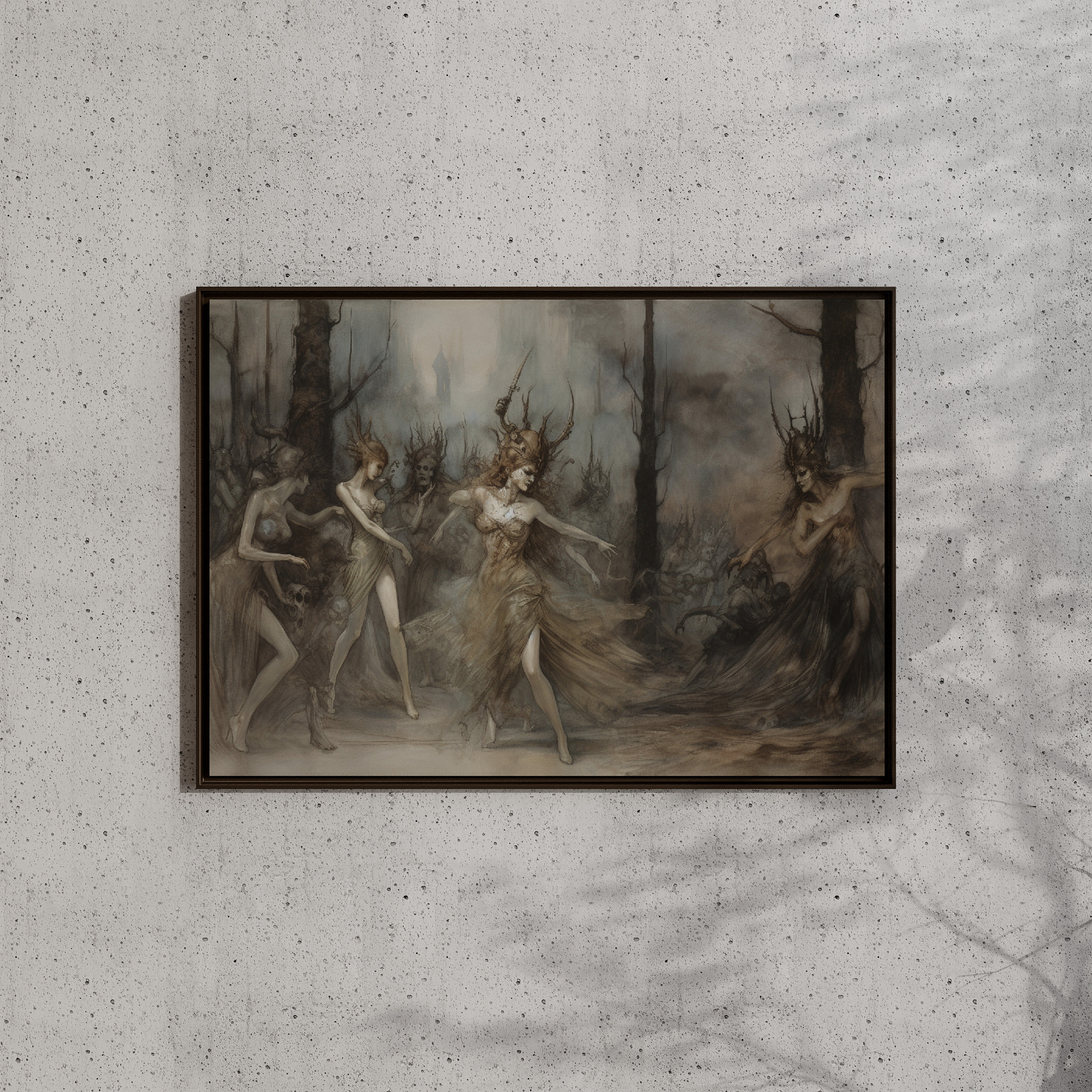 Set of 6 Moody Dark Academia Prints | Gothic Home Decor, Goth ...