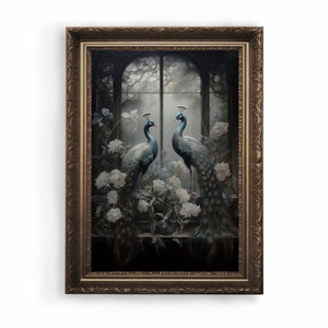 Gothic Elegance: Dive into goth cottagecore and whimsigoth charm, surrounded by dark nature prints and intricate floral details.