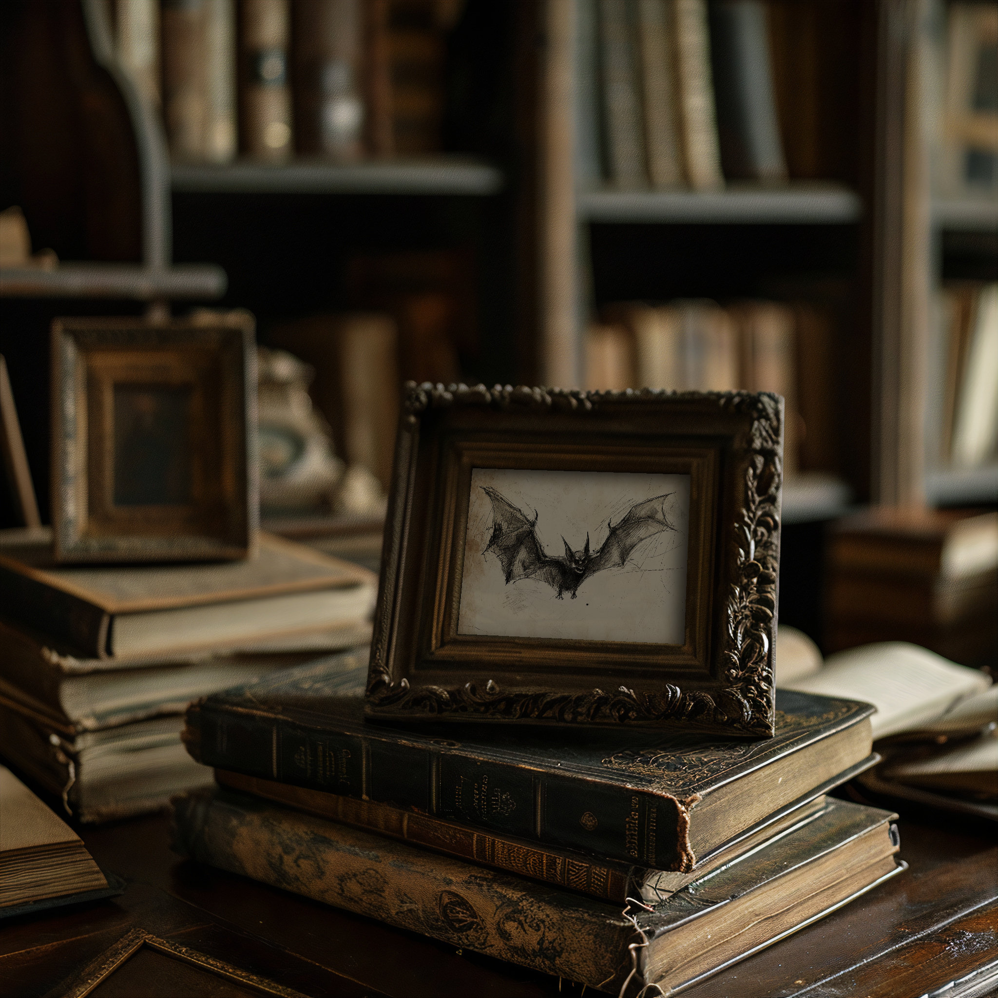 Bat | Dark Academia Prints, Gothic Home Decor, Witchy Wall Art, Dark Moody  Decor, Vintage Goth Aesthetic, Halloween Prints, Rustic Farmhouse - Etsy