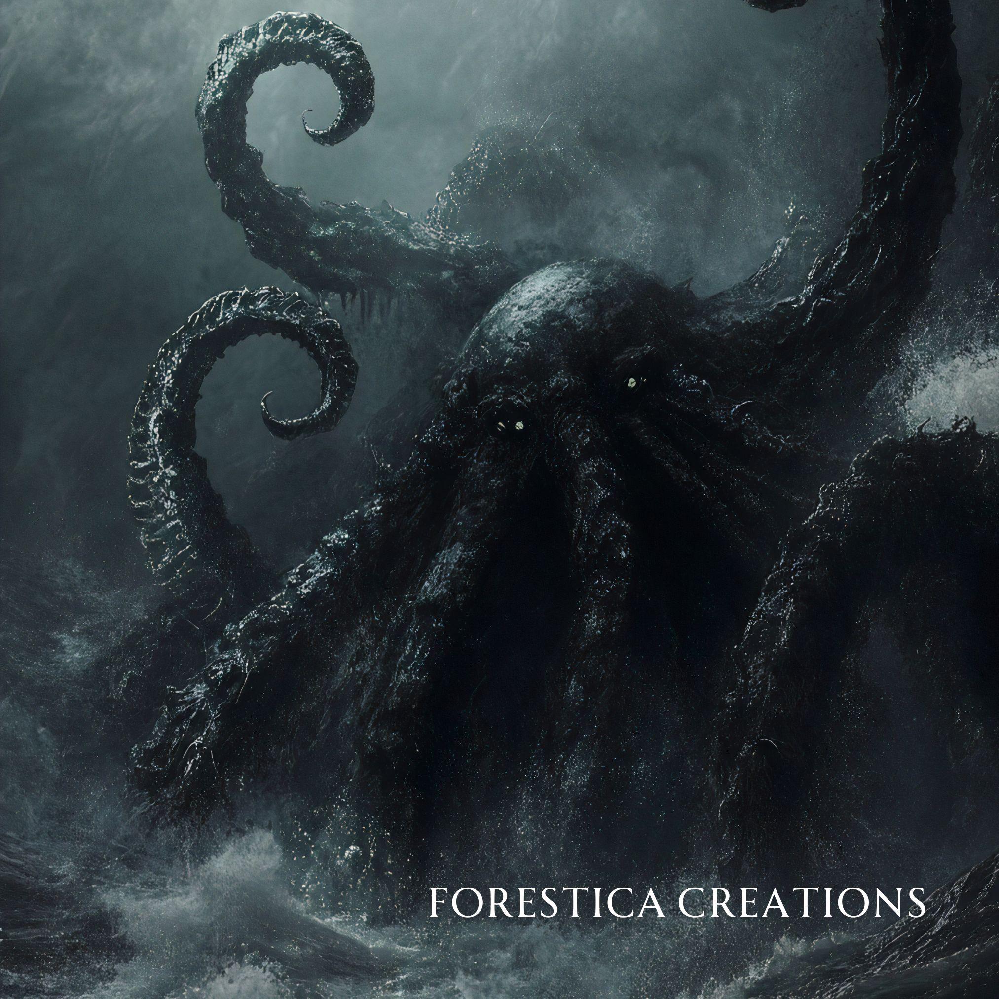 Illustrations du Kraken (fantasy)